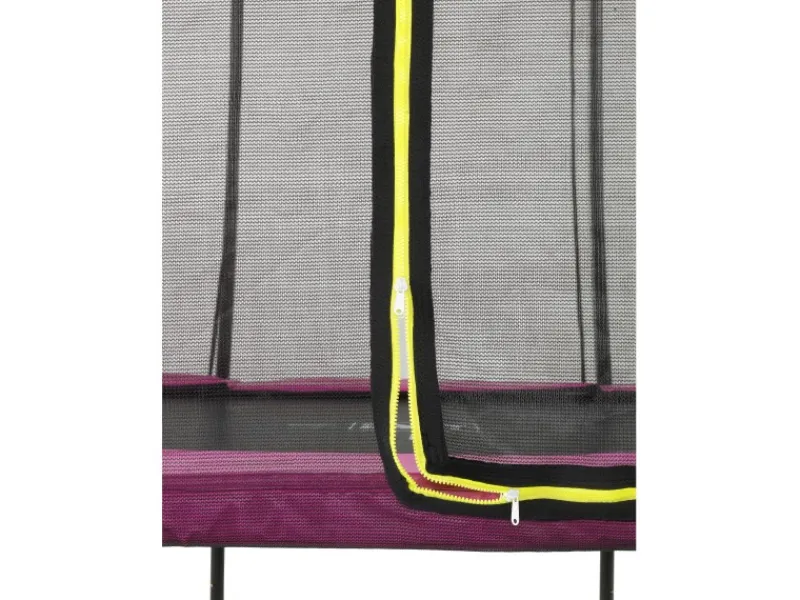 EXIT Silhouette Bodentrampolin D244cm mit Sicherheitsnetz - rosa*Exit Toys New