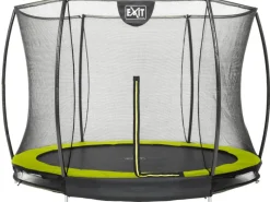 EXIT Silhouette Bodentrampolin D305cm mit Sicherheitsnetz - grün*Exit Toys Outlet