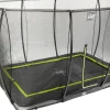 EXIT Silhouette Bodentrampolin 244x366cm mit Sicherheitsnetz - schwarz*Exit Toys Sale