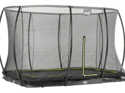 EXIT Silhouette Bodentrampolin 244x366cm mit Sicherheitsnetz - schwarz*Exit Toys Sale