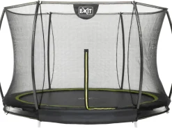 EXIT Silhouette Bodentrampolin D305cm mit Sicherheitsnetz - schwarz*Exit Toys Best