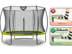 Exit Toys Trampoline|EXIT Silhouette Trampolin D244cm -
