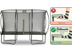 Exit Toys Trampoline|EXIT Silhouette Trampolin 244x366cm -