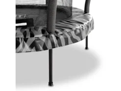 Exit Toys Trampoline|Gartenspielgeräte|EXIT Tiggy junior Trampolin Schwarz-Grau Ø140cm m. Sicherheitsnetz