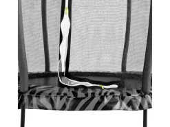 Exit Toys Trampoline|Gartenspielgeräte|EXIT Tiggy junior Trampolin Schwarz-Grau Ø140cm m. Sicherheitsnetz