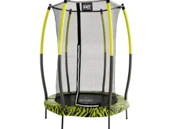 EXIT Tiggy junior Trampolin Schwarz-Grün Ø140cm m. Sicherheitsnetz*Exit Toys Sale