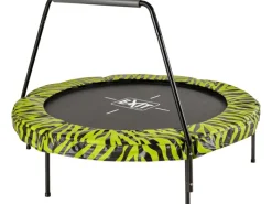 Exit Toys Trampoline|EXIT Tiggy junior Trampolin Schwarz-Grün Ø140cm m. Bügel