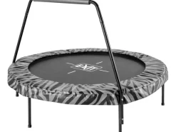 EXIT Tiggy junior Trampolin Schwarz-Grau Ø140cm m. Bügel*Exit Toys New