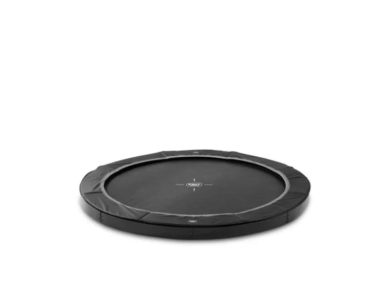 Exit Trampolin InTerra ebenerdig Ø 305 cm Schwarz*Exit Toys Clearance