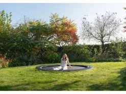 Exit Trampolin InTerra ebenerdig Ø 305 cm Schwarz*Exit Toys Clearance