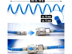 10 m Druckluftschlauch 1/4