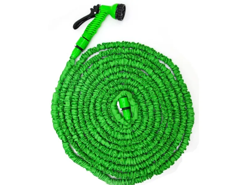 eyepower Gartenschläuche|Flexibler Gartenschlauch mit Brause und Anschluss-Stück 22.5 m Grün