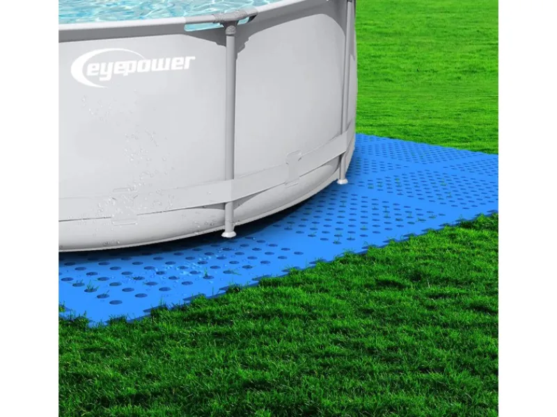 Poolmatte 62 x 62 cm 40er Set Blau*eyepower Online