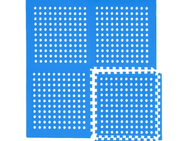 eyepower Pooltechnik|Poolunterlage 50 x 50 cm 16er Set Blau