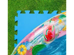 eyepower Pooltechnik|Poolunterlage 50 x 50 cm 16er Set Blau