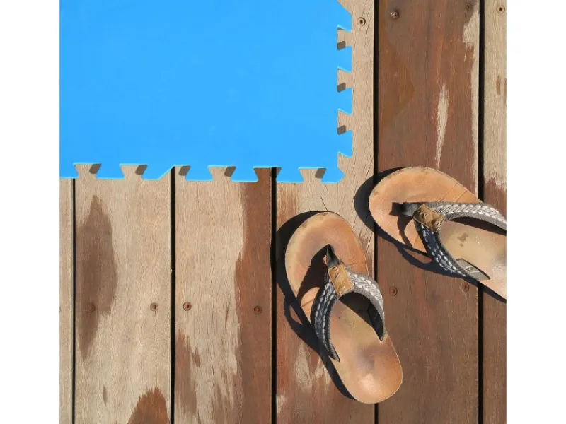 eyepower Pooltechnik|Poolunterlage 50 x 50 cm 16er Set Blau