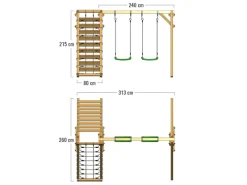 Fatmoose Gartenspielgeräte|Schaukel JollyJungle