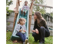 Fatmoose Gartenspielgeräte|Spielturm TikaTaka Surfswing mit Rutsche Apfelgrün