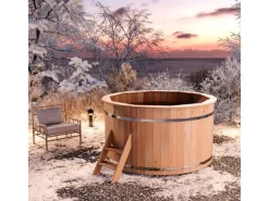 Holz-Badefass Bergen Ø 160 cm x 101 cm ohne Ofen*FinnTherm Outlet