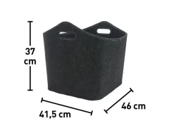 Outdoor-Spielzeug|Kaminholzregale|FIREFIX Filzholztrage, schwarz