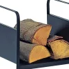 Firefix Kaminholzregale|Holztrage aus Stahl Schwarz