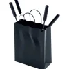 Firefix Besen|Kaminbesteck Tasche Stahl 5-teilig 28 cm x 10 cm x 46 cm