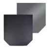 Firefix Gartenkamine|Stahlbodenplatte Schwarz Dunkelgrau 100 cm x 110 cm 1,5 mm