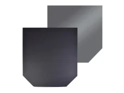 Firefix Gartenkamine|Stahlbodenplatte Schwarz Dunkelgrau 100 cm x 110 cm 1,5 mm
