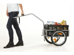 Lastenanhänger Profi Plus III Schwarz*Fischer Fahrrad Best