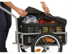 Lastenanhänger Profi Plus III Schwarz*Fischer Fahrrad Best