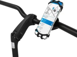 Fischer Fahrrad Fahrräder|-Smartphonehalter aus Silikon 360° S/M Schwarz