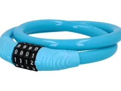 Fischer Kabelschloss 65 cm mit Zahlenwalze*Fischer Fahrrad New