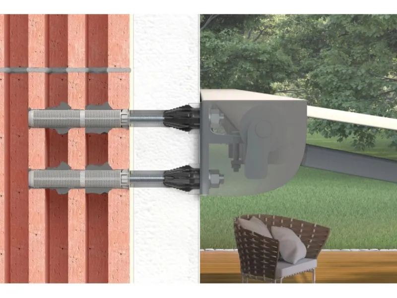 Montageset Thermax-16 Wärmedämmfassade bis 200 mm 4 Befestigungspunkte*Fischer Best