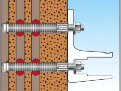 Fischer Zubehör Für Sonnenschutz|Schwerlastbefestigungsset 6 Befestigungspunkte