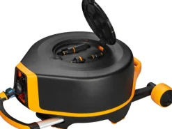 Fiskars Gartenschlauchwagen|Schlauchwagen Waterwheel XL mit 20 m Schlauch und Rädern