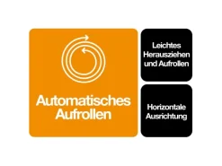 Fiskars Gartenschlauchwagen|Schlauchwagen Waterwheel XL mit 20 m Schlauch und Rädern