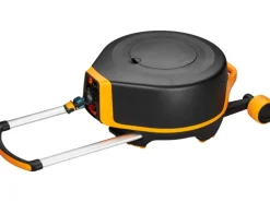 Fiskars Gartenschlauchwagen|Schlauchwagen Waterwheel XL mit 20 m Schlauch und Rädern