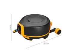 Fiskars Gartenschlauchwagen|Schlauchwagen Waterwheel XL mit 20 m Schlauch und Rädern