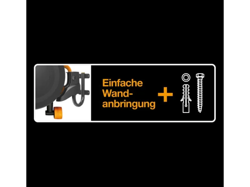 Wandhalterung für Schlauchwagen Waterwheel XL*Fiskars