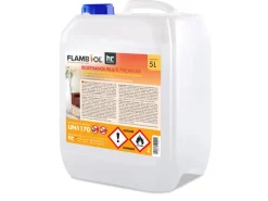 Flambiol Gartenkamine|Feuerkörbe|Bioethanol 96,6% Premium für Ethanol-Brenner oder Kamine 5l