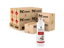 Bioethanol Hochrein 100% in Flaschen für Edelstahl-Tisch-Kamine 6 x 1l*Flambiol Discount