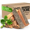 Brennholz Eiche Trocken 30 kg Karton Scheitlänge ca. 3 cm*Flammingo New