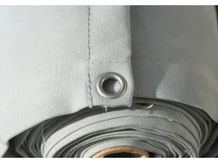 Floracord Balkonsichtschutz|Balkonmöbel|Balkonverkleidung Silbergrau 75 cm x 300 cm