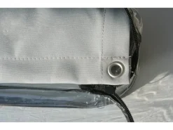 Floracord Balkonsichtschutz|Balkonverkleidung Silbergrau 90 cm x 500 cm