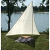 Camping Dreieckssonnensegel Sand 300 cm x 300 cm x 250 cm*Floracord Clearance