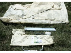 Camping Dreieckssonnensegel Sand 300 cm x 300 cm x 250 cm*Floracord Clearance