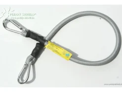 Elastischer Spanngurt Hellgrau mit Karabinerhaken*Floracord Online