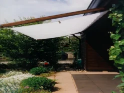 Floracord Sonnensegelbausatz Universal Silbergrau 330 cm x 200 cm*Peddy Shield New