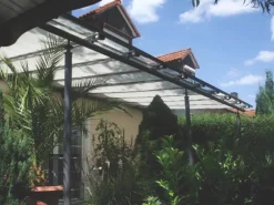 Floracord Sonnensegelbausatz Universal Silbergrau 420 cm x 140 cm*Peddy Shield Discount