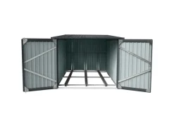 Fahrradgarage Vario für 3 Fahrräder 217 cm x 236 cm x 145/165 cm*Floraworld New